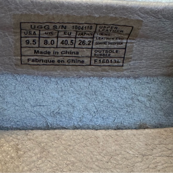 UGG Tylin Leather Boat Shoes - Size 9.5 Women’s -Coastal Grandma, Preppy - Picture 9 of 9